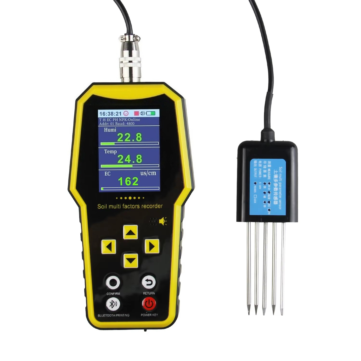 7 in 1 Portable Soil Moisture  - Temperature Humidity Sensor recension och pris