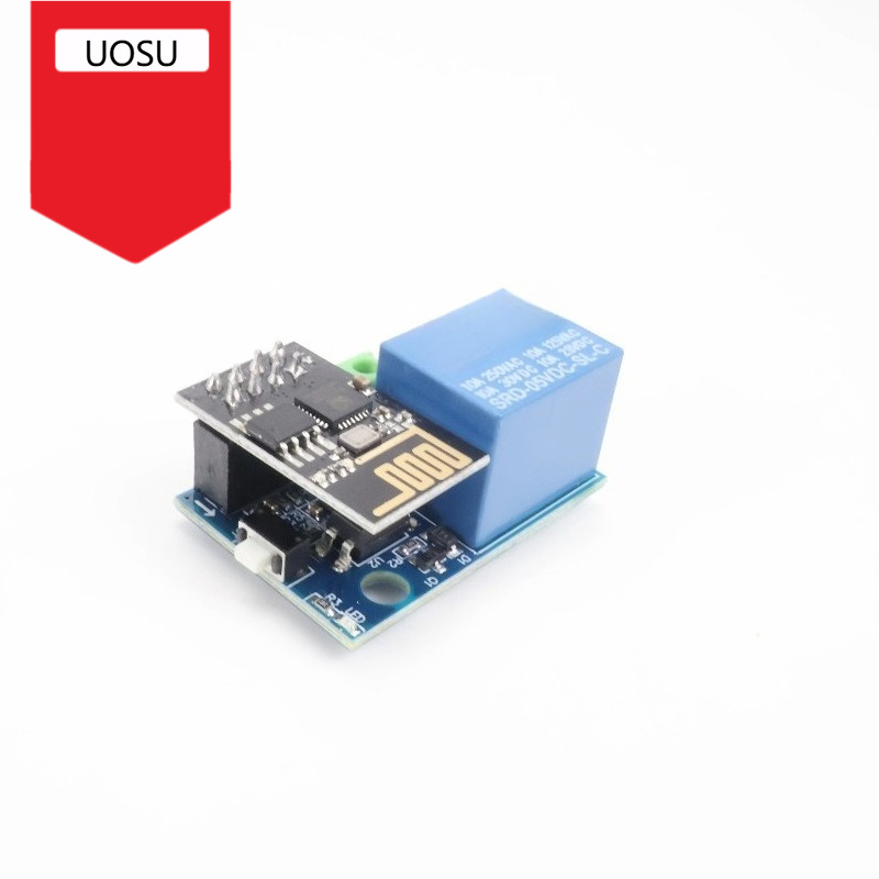 ESP8266 ESP-01S 5V WiFi Relay  - Home Automation With Arduino recension och pris