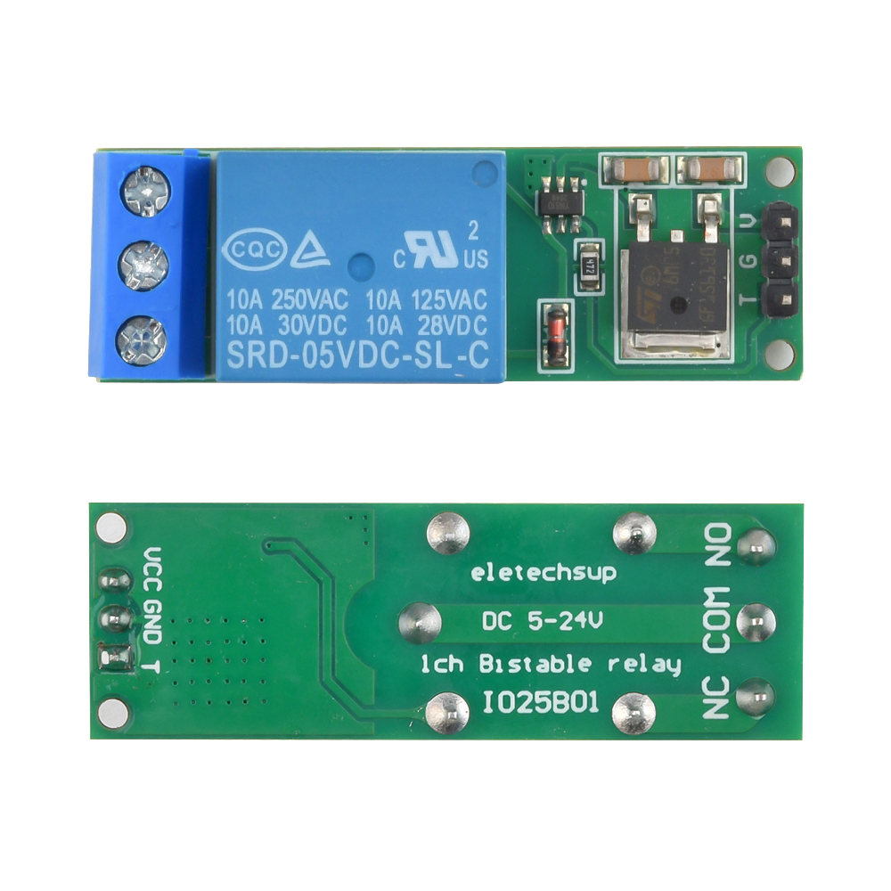 DC 6-24V Flip-Flop Latch Relay - Shelly Relay Module recension och pris