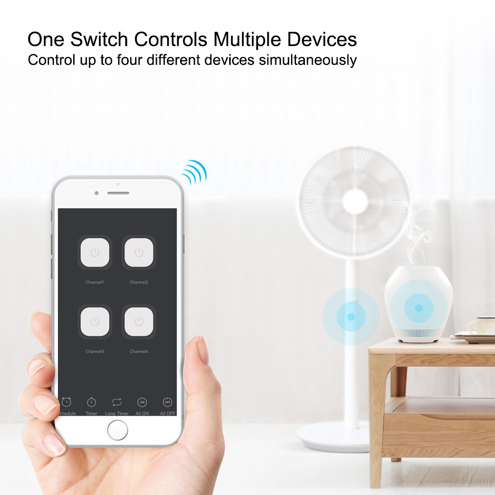 4CH Wifi / Zigbee Smart Relay  - Home Automation Diy recension och pris